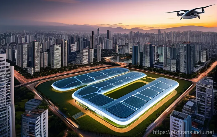 하늘을 나는 자동차 회사 - Image Prompt 1: São Paulo's Future Sky**